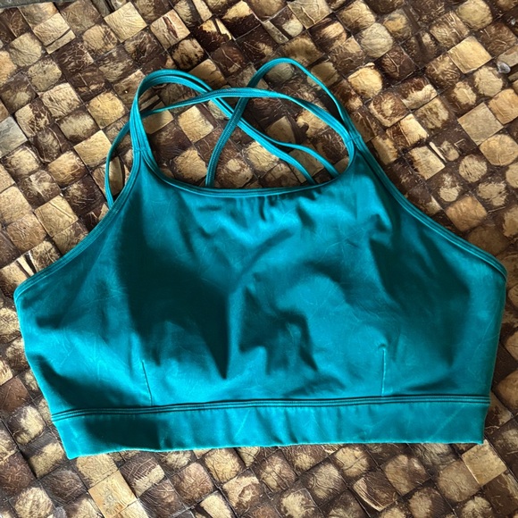 JoyLab Other - JoyLab Teal Sports Bra with Strappy Back